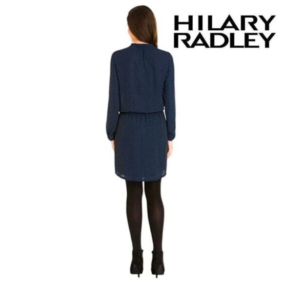 Hilary Radley Women Tunic Dress V-Neck Printed Long sleeves Short Dress‎ - Picture 2 of 10